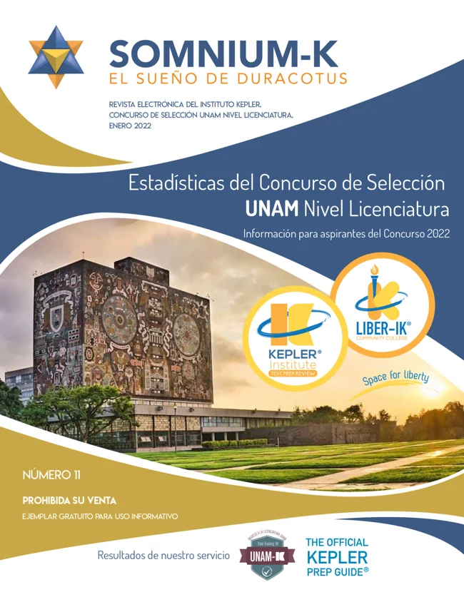 Portada de Somnium-K número 11: UNAM Licenciatura · Estadísticas 2021