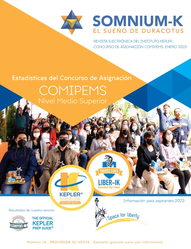 Portada de Somnium-K número 16: COMIPEMS · Estadísticas 2022