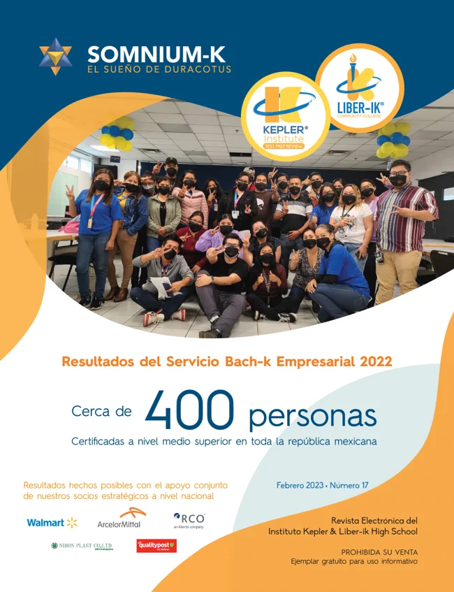 Portada de Somnium-K número 17: Bach-K en empresas · Resultados 2022