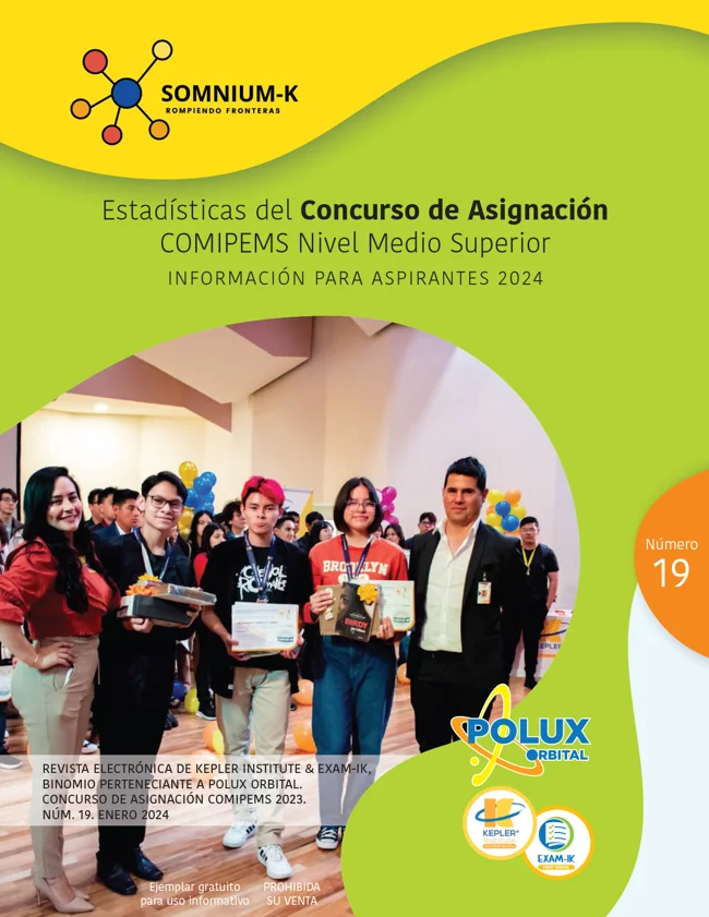 Portada de Somnium-K número 19: COMIPEMS · Estadísticas 2023